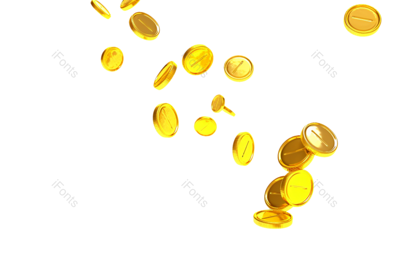 金币图片,金属元素,漂浮元素PNG,硬币免抠素材